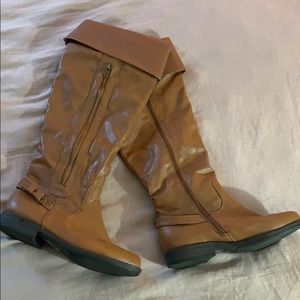 Brown Knee High JustFab boots